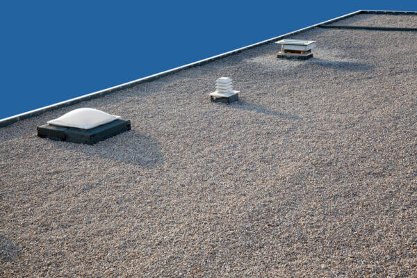 This is a picture of a flat roof and commercial roofing in Estero.
